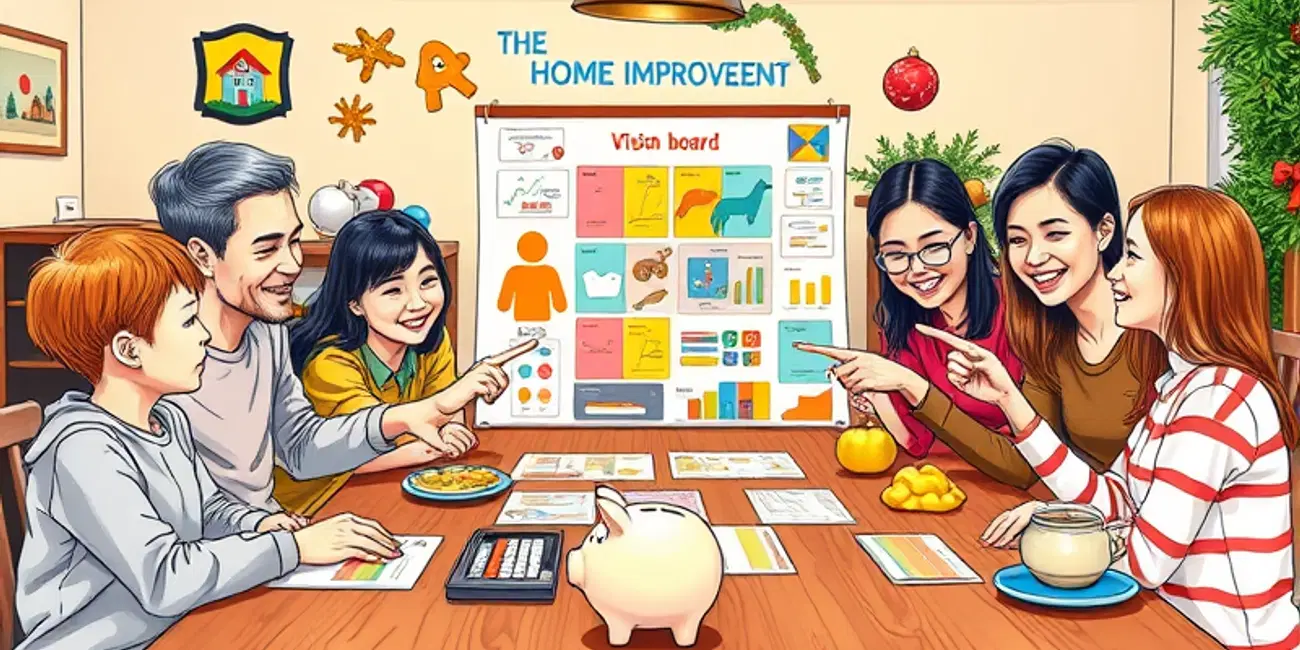 Inclua metas conjuntas para projetos familiares