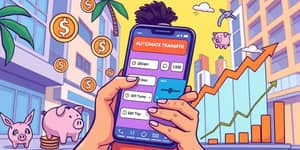 Automatize transferências para facilitar o hábito de poupar