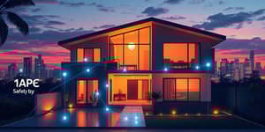 Seguro residencial inteligente com sensores conectados