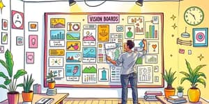 Utilize metas visuais para manter a motivação
