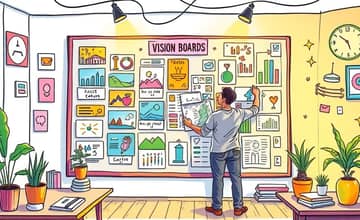 Utilize metas visuais para manter a motivação
