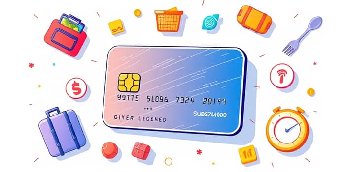 Personalize cartões com limites para cada tipo de compra