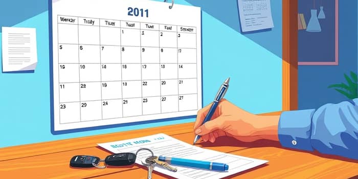 Fique atento às datas de vencimento para evitar multas