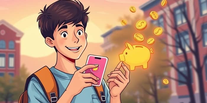 Conta universitária com opção de investimento automático