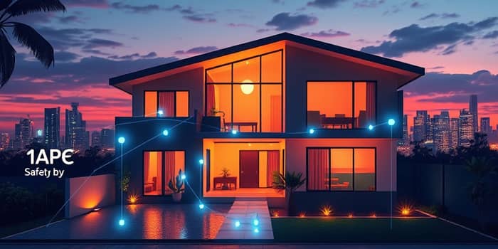 Seguro residencial inteligente com sensores conectados