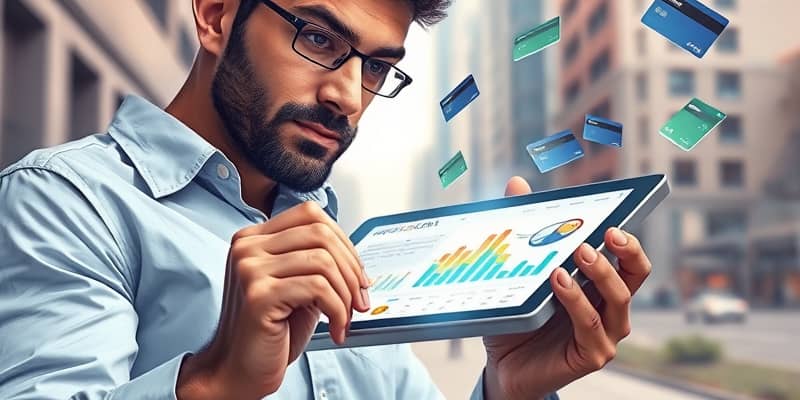 Prefira cartões que enviam relatórios mensais para controle